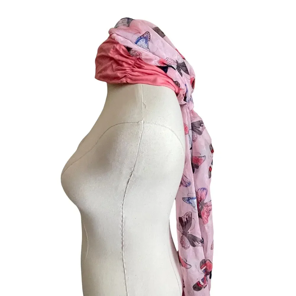 Headwrap Scarf Stylish Hair Loss Flowy Comfy Bald Chemo Cancer Wrap